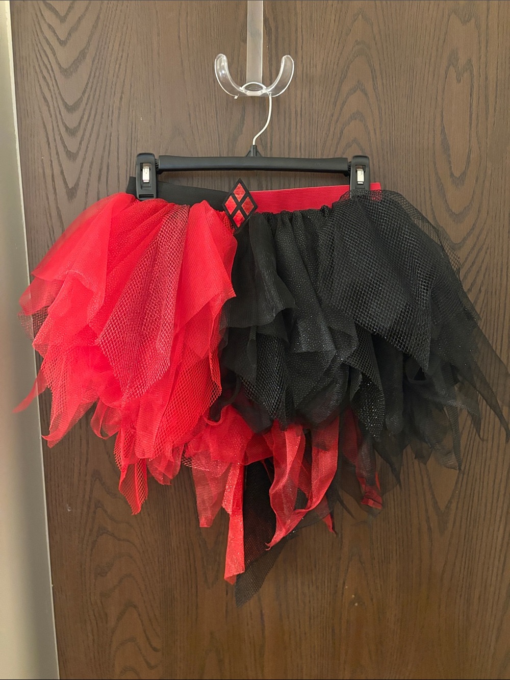 Harley Quinn Layered Glittery Adult Tutu
